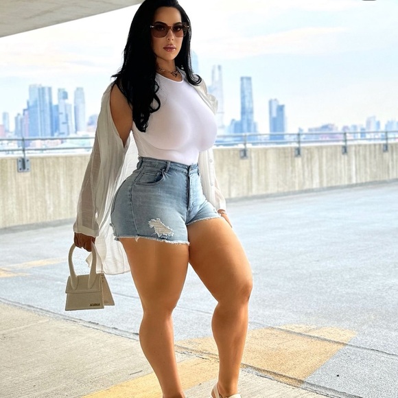 Denim stretch shorts - Picture 4 of 4